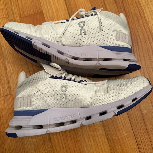 On Cloud Womens Cloudnova size 7W Undyed-White Heather - Picture 2 of 16